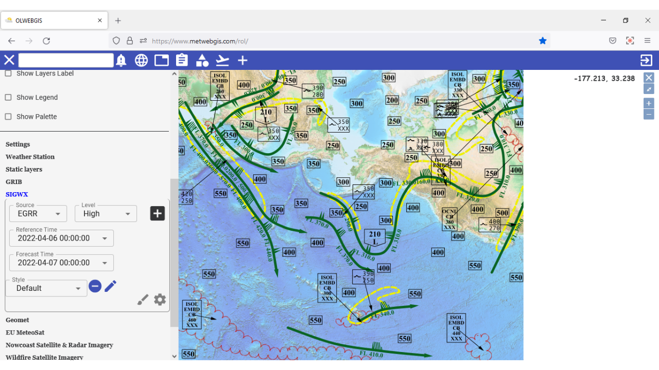 Met-WebGIS Data View